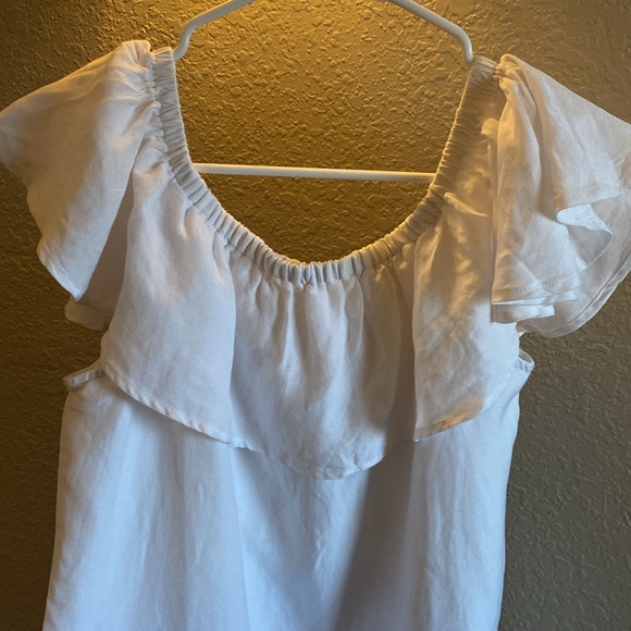 Tommy Bahama White Linen Dress/ Size XS/ NWT - Picture 2 of 5
